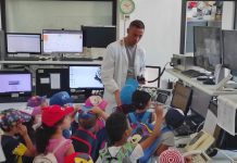 Bambini in visita alla Questura di Mantova