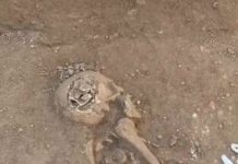 Accanto agli scheletri di Grazie ritrovato anche un corredo funebre