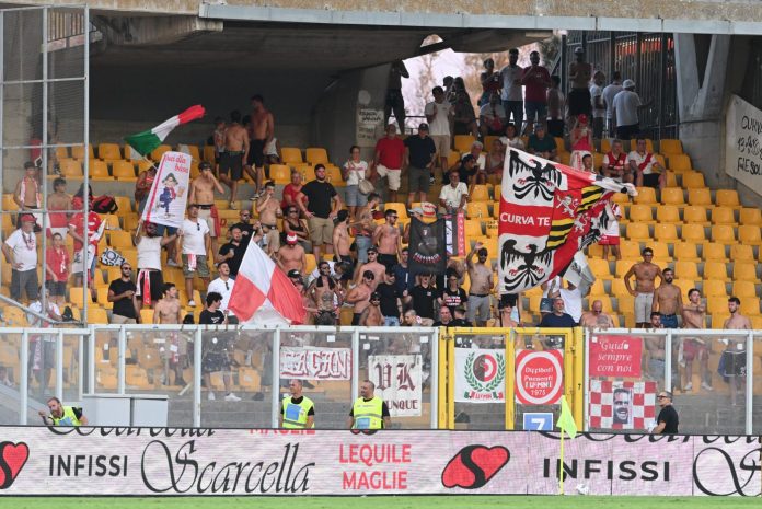 I tifosi del Mantova a Lecce