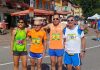 La famiglia Comini alla Marcialonga Running di Moena