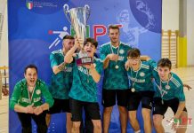 Tamburello – Orgoglio Castellaro: patron Danieli ha festeggiato il compleanno con la Supercoppa indoor