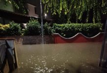Nubifragio, Viadana va sott’acqua. Allerta gialla per la piena del Po