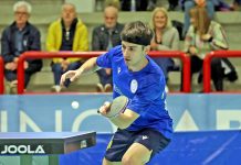 Tennis tavolo Serie A1 maschile – L’Alfa Food fa soffrire i campioni dell’Apuania prima di cedere 4-1 Jordy Piccolin