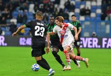 Calcio Serie B – Mantova battuto dal Sassuolo: decide Berardi dal dischetto (1-0)