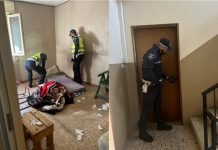 Casa abbandonata usata per traffico di droga