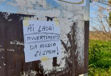 “Ai ladri, da adesso si spara”: dopo i raid a Pradello spunta l’avvertimento