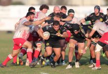 Rugby serie A Elite – Il ruggito del Viadana: ingrana la sesta, espugna Colorno e si riprende il primato