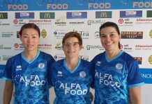 Tennis Tavolo serie A2 f – La Brunetti A si aggiudica il derby con la B e impatta col Marco Polo. Doppio pareggio per l’Alfa Food