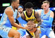 Indiana stoppa la striscia di Cleveland, crolla Milwaukee