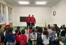 Calcio Serie B – Festa e Giordano in cattedra alle elementari di Levata