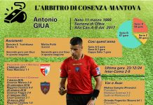 L’arbitro di Cosenza-Mantova