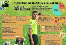 Perenzoni arbitra Mantova-Sassuolo