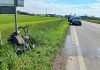 Grave ciclista investito da un’auto