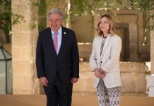 Meloni vede Guterres in Canada, al lavoro per cessate il fuoco a Gaza