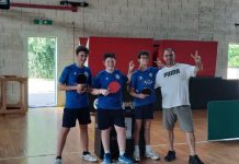 Tennis Tavolo – Che festa per l’Alfa Food Bagnolese: promozione in D2 e salvezza in D1!