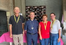 Il vescovo di Mantova Marco Busca ha celebrato una messa a Caposotto