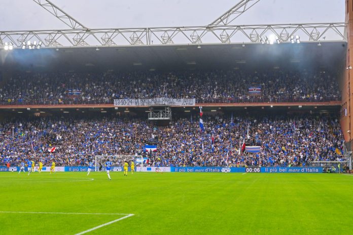 SAMPDORIA-MANTOVA, serie B 2024-2025 stadio Luigi Ferraris, Genova 27 ottobre 2024. ©alessiotarpini_3604943