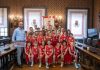 Mini Basket – Passerella d’onore in Comune per i campioncini del S. Pio X