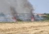 Vasto incendio a Cavriana. Vigili del fuoco al lavoro anche con l’elicottero