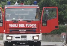 A fuoco una bombola da campeggio in un condominio di Porto Mantovano