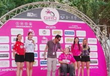 Ciclismo – Maria Acuti in azzurro agli Europei junior su pista. Handbike: De Gregorio trionfa in rosa Angela De Gregorio sul podio di Monfalcone con la maglia rosa