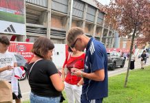 Calcio Serie B – Mantova, Bonfanti suona la carica: “Obiettivo doppia cifra” Bonfanti firma autografi