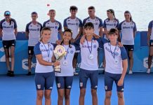 Canoa – Peccini, Buzzi e Nuvoloni sugli scudi. I Cadetti della Lega Navale in forma “mondiale” nella prova del K4 200