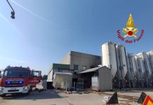 Vanno a fuoco i macchinari: paura alla Relevi di Rodigo