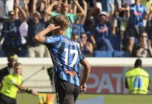 Poker dell’Atalanta al Lecce, doppietta De Ketelaere