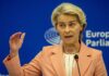 7 ottobre, von der Leyen “Lavoriamo instancabilmente per la pace”