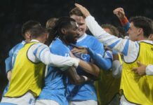 Il Napoli risorge, 3-1 all’Inter e testa solitaria della classifica