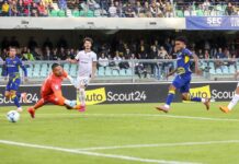 Verona avanti di due reti raggiunto dal Cagliari, finisce 2-2
