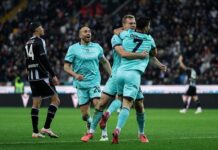 Il Bologna espugna Udine e aggancia Inter e Roma in vetta