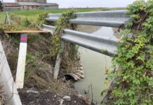 Cedimento sul Canale Tosino: chiusa la Provinciale 72 tra Quingentole e Quistello