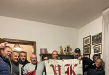 Calcio Serie B – “Vk Ovunque” saluta tutti: lo striscione storico riposa a casa Franzoni