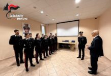 Il Prefetto Bolognesi accoglie 31 nuovi Carabinieri