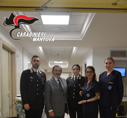 I carabinieri attivano il sistema di allarme rapido per il personale dell’ospedale di Castiglione