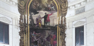 Coro ed ensemble per il concerto in Santa Barbara