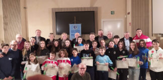 Veterani dello Sport: premi e assetto rinnovato. Il nuovo presidente è Fausto Armanini Foto di gruppo dei premiati_3800365