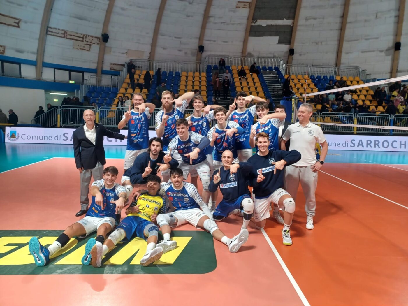 Volley Serie A3 – Il Gabbiano vince la battaglia di Sarroch (0-3)