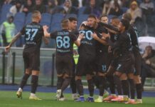 Lazio-Napoli 0-2, a segno Spinazzola e Rrahmani