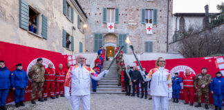 Castiglione, la Fiaccola olimpica al Museo Internazionale della Croce Rossa