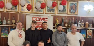 Calcio Serie B – Dal Ccmc 1.500 euro all’Abeo. Bonfanti e Caprini alla cena del Club Villastrada