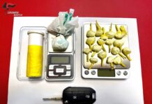 Porto Mantovano: nascoste nella leva del cambio dell’auto 17 dosi di coca. Arrestato pusher 39enne