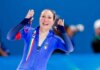 Lollobrigida oro e record olimpico nei 3000 metri del pattinaggio di velocità