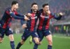 Bologna agli ottavi di Europa League, Brann battuto ancora 1-0