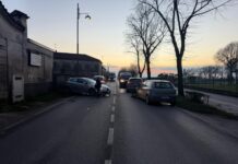 Tamponamento con carambola e scontro frontale a Castellucchio: tutti illesi