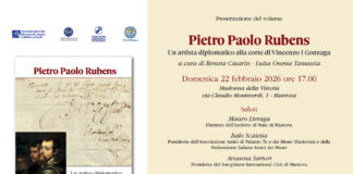 Presentazione alla Madonna della Vittoria il 22 febbraio del volume su Rubens e la corte di Vincenzo I Gonzaga