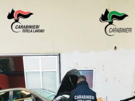Due lavoratori in nero e sicurezza assente: 28mila euro di sanzioni a un’azienda di auto