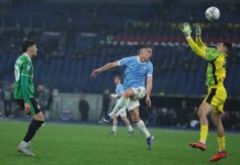 La Lazio torna al successo, Marusic beffa il Sassuolo al 92′